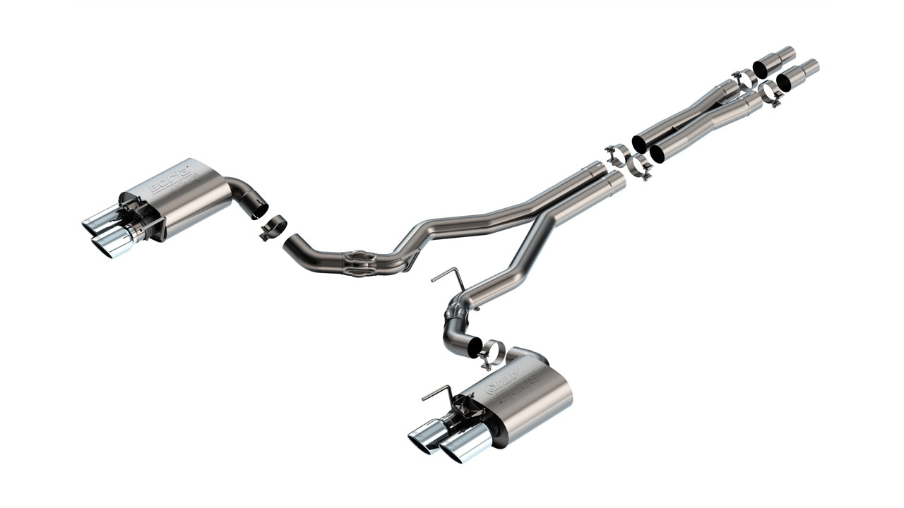 2024-2025 Ford Mustang GT Borla Cat-Back Exhaust System (Active Exhaust)