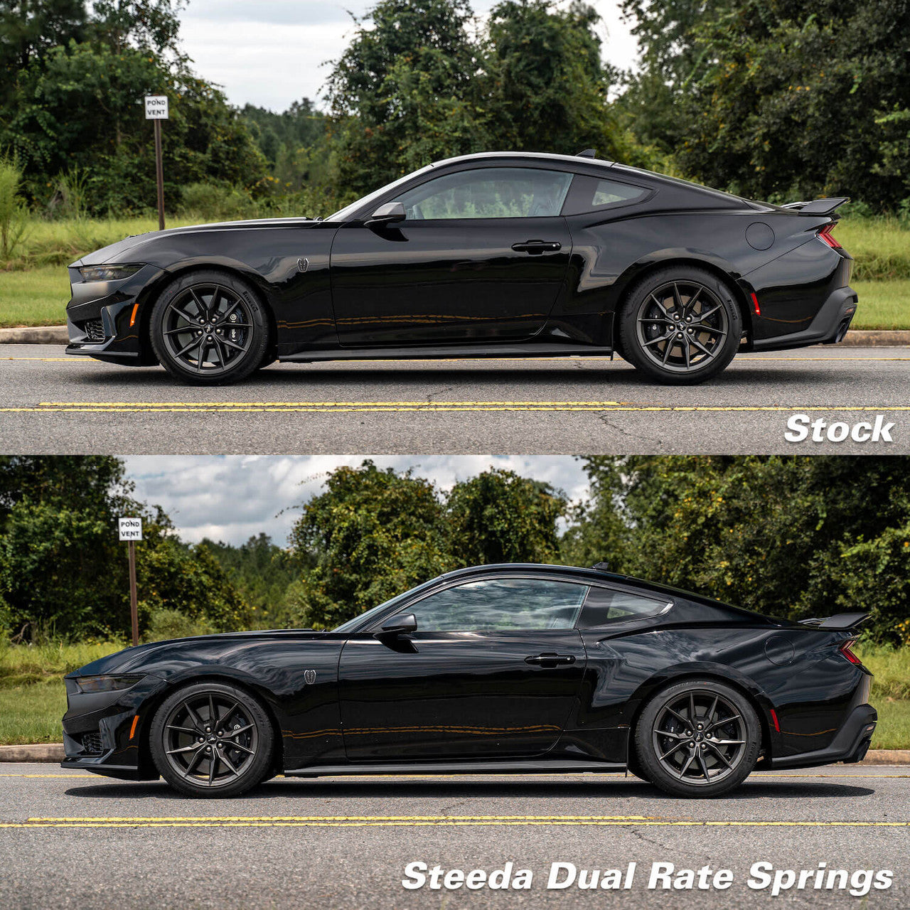 Steeda Mustang MagneRide Dual Rate Ultimate Handling Lowering Springs (2015-2026)