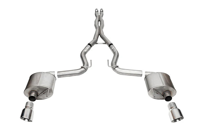 Corsa / 3.0 in Cat-Back 4.5 | 2024 Mustang GT Coupe (Non Active)