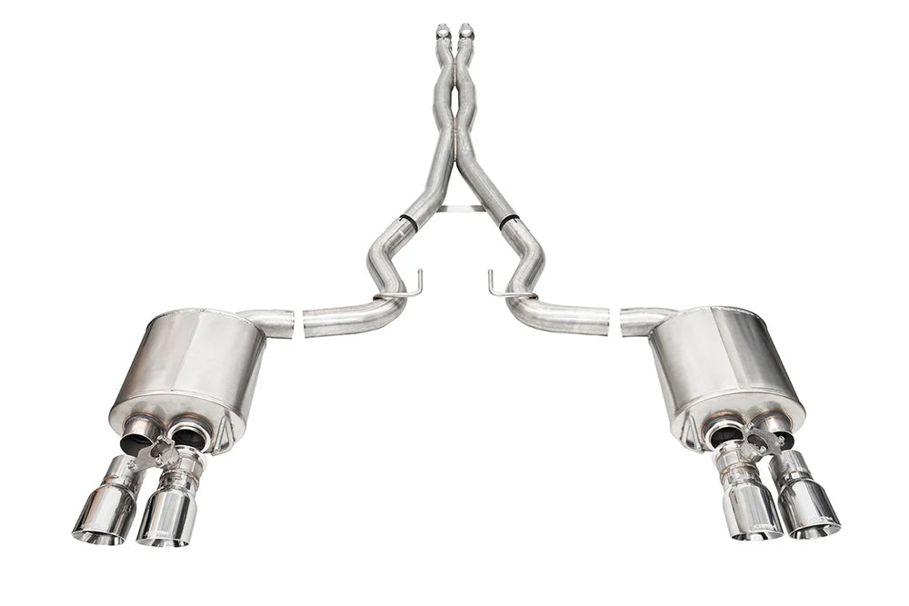 Corsa Xtreme / 3.0 in Cat-Back 4.0 | 2024 Mustang GT Coupe (Active Exhaust)