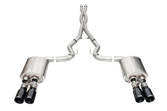 Corsa Xtreme / 3.0 in Cat-Back 4.0 | 2024 Mustang GT Coupe (Active Exhaust)