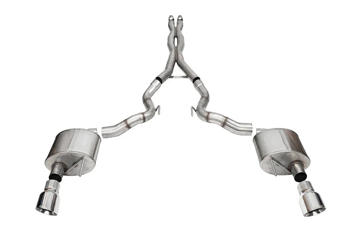 Corsa / 3.0 in Cat-Back 4.5 | 2024 Mustang GT Convertible (Non Active)
