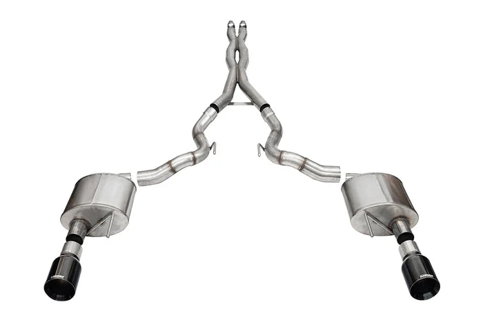 Corsa / 3.0 in Cat-Back 4.5 | 2024 Mustang GT Convertible (Non Active)