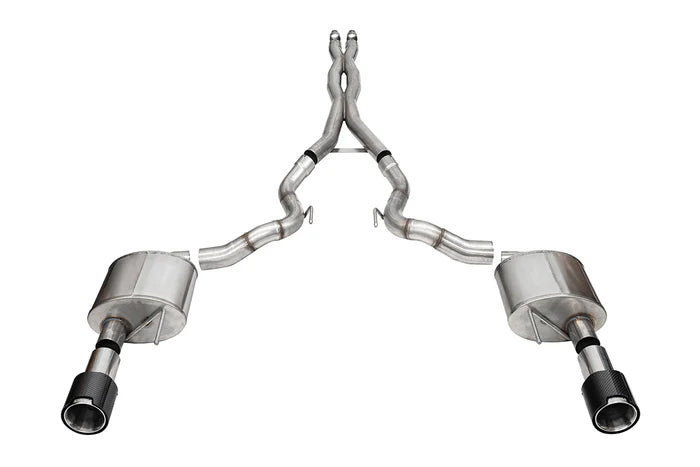 Corsa / 3.0 in Cat-Back 4.5 | 2024 Mustang GT Convertible (Non Active)