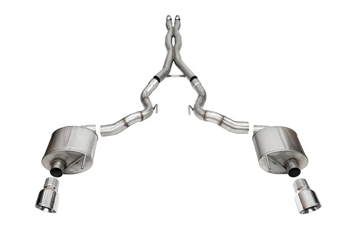 Corsa / 3.0 in Cat-Back 4.5 | 2024 Mustang GT Convertible (Non Active)
