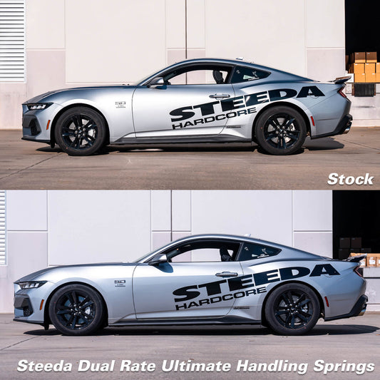 Steeda Mustang Dual Rate Ultimate Handling Lowering Springs (2015-2026)
