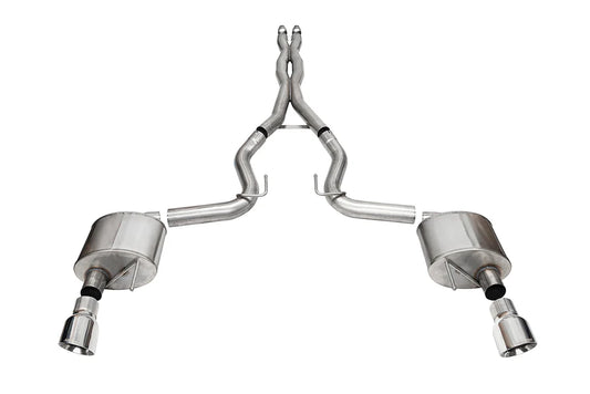Corsa / 3.0 in Cat-Back 4.5 | 2024 Mustang GT Coupe (Non Active)