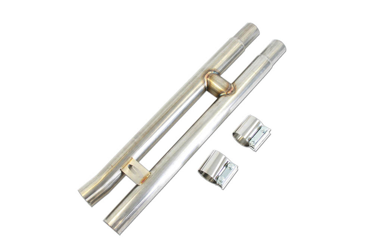 Steeda Mustang 5.0L Coyote 304 Stainless Resonator Delete H-Pipe (2015-2026)