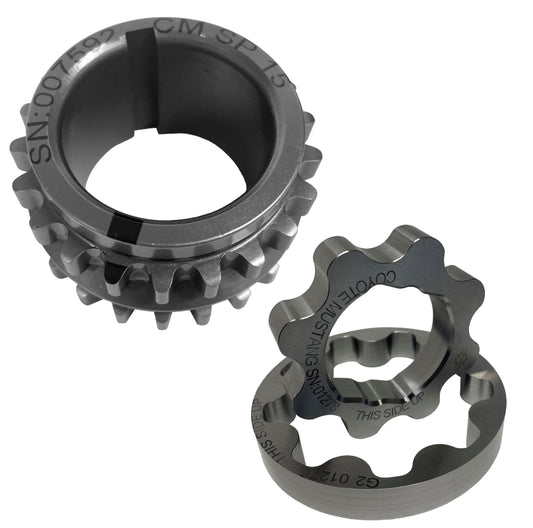 Boundary Engineering Billet Oil Pump Gears and Crankshaft Sprocket Combo